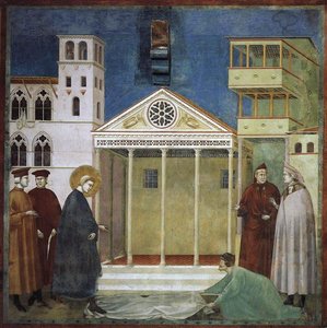St. Francis Honoured By A Simple Man — Giotto Di Bondone