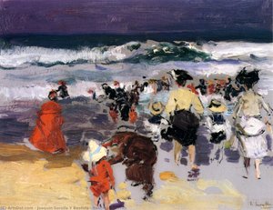 Playa De Biarritz — Joaquín Sorolla Y Bastida