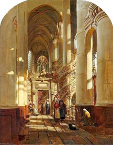 The Interior Of A Church In Paris — Henry Mark Anthony