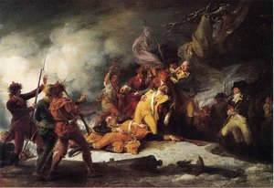 The Death Of General Montgomery In The Attack On Quebec, December 31, 1775 — Pintor Da Revolução
