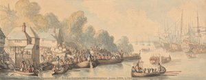 Embarkation At Southampton, June 20th 1794 — Rowlandson