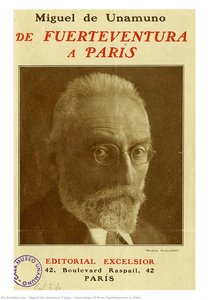 Cover Page Of From Fuerteventura To Paris — Miguel De Unamuno