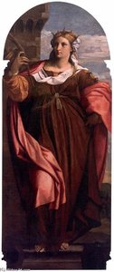Polyptych Of St Barbara (central Panel) — Palma Vecchio