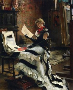 Chez L'artiste (also Known As Les Gravures) — Albert Edelfelt