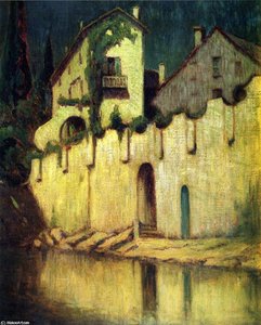 Night, Lake Como — Charles Warren Eaton