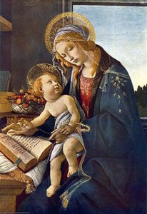 La Madone Au Livre — Sandro Botticelli