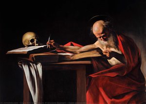 Saint Jerome Writing — Cecco Del Caravaggio