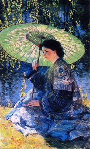 The Green Parasol — Guy Orlando Rose