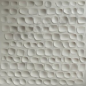 Monolithic Serenity: A Sculptural Study In Organic Relief And Timeless Alabaster Shadows — David Moreau