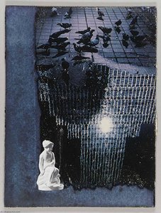 Untitled (pigeons On Rainy Street) — Joseph Cornell