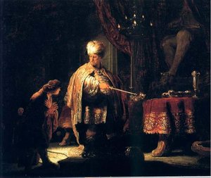 David Ir Kirus Prie Baalo Altaro, Los Anželes — Rembrandtas