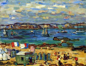 Study, St. Malo, No. 12 — Maurice Brazil Prendergast
