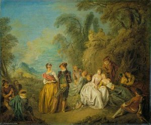 Watching The Dance — Jean-baptiste Pater