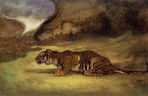 Crouching Tiger — Antoine-louis Barye