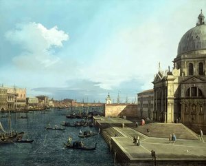 Il Canal Grande Presso La Chiesa Della Salute — Giovanni Antonio Canal
