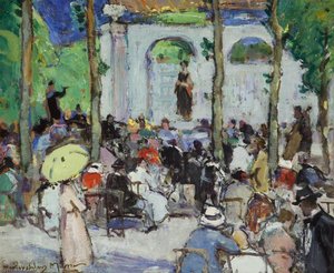 Concert, Jardin Des Tuileries — John Maclauchlan Milne
