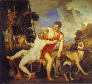 Venus And Adonis — Titian