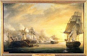 Combat Naval Devant Cadix.13 Juillet 1801 — Pierre Julien Gilbert