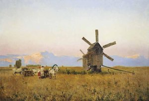 Landscape With Windmills — Sergei Svetoslavsky