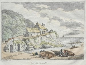 West Loo, Cornwall — Thomas Rowlandson