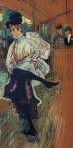 Jane Avril Dancing — Toulouse-lautrec