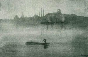 Nocturne The Thames At Battersea — James Abbott Mcneill Whistler