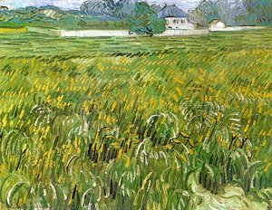 Озимий Поле Біля Оверського Села З Білим Будинком — Vincent Willem Van Gogh