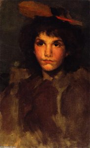 Violet And Blue: The Red Feather — James Abbott Mcneill Whistler