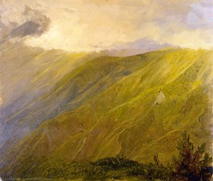 Ridges In The Blue Mountains, Jamaica — Frederic Edwin Church