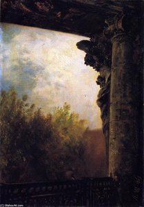 View From A Window Of The Royal Palace In Berlin — Adolph Von Menzel