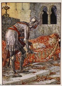 Sir Lancelot In The Chapel Perilous — Walter Crane