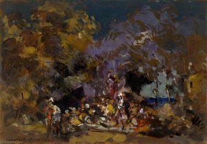 Design For A Ballet — Konstantin Alexeievitch Korovin