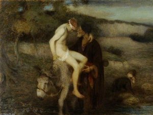 The Good Samaritan — Edward William Stott