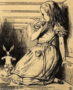 The White Rabbit Is Late — Sir John Tenniel