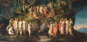 The Contest Of The Pierides — Rosso Fiorentino
