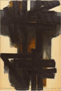 Peinture 195 X 130 Cm, 1955 — Pierre Soulages