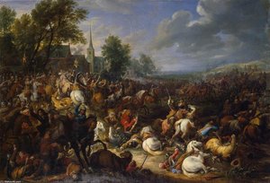Cavalry Engagement — Adam Frans Van Der Meulen