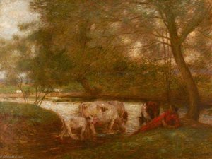 The Watering Place — William Edward Stott