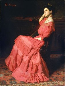 A Rose - — Thomas Pollock Anshutz