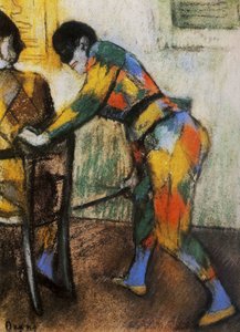 Dos Arlequines — Hilaire-germain-edgar Degas