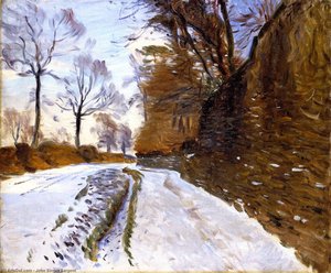 Landstraße Im Winter — John Singer Sargent