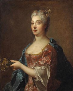Portrait De Mme Le Prestre — Jean François De Troy