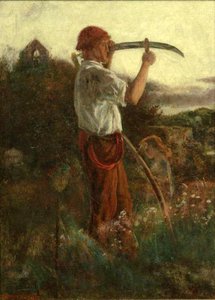 The Scythe Sharpener — Arthur Hughes