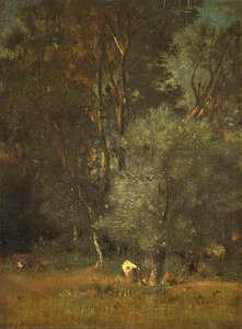 View In The Woods, Jules Dupré, 1840 - 1889 — Jules Dupré