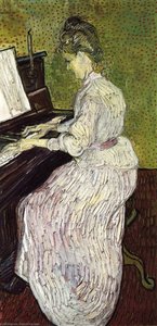 Marguerite Gachet At The Piano — Vincent Willem Van Gogh