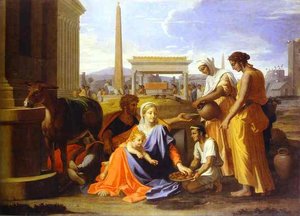 Rest On The Egipto — Nicolás Poussin