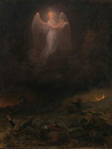 Angel On The Battlefield — Emanuel Gottlieb Leutze