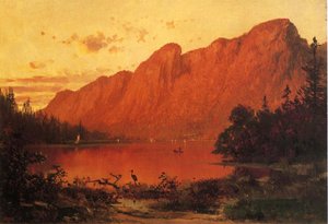 Profile Peakk From Profile Lake, New Hampshire — Thomas Hill