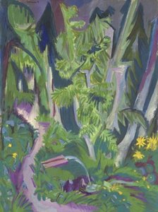 Bergwald — Ernst Ludwig Kirchner