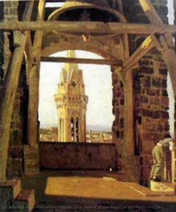 The Tower Of The Palazzo Del Podestà — Giuseppe Abbati